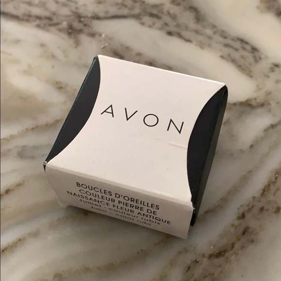 Silver and Ruby Earrings (Costume Jewelry) - Picture 3 of 3